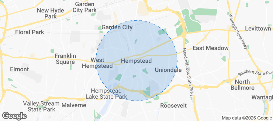 Hempstead Airbnb map